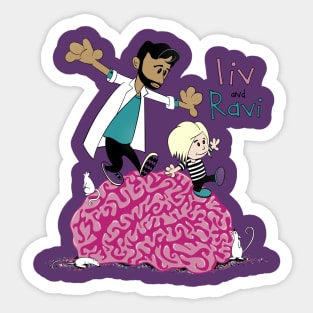 Liv and Ravi Sticker